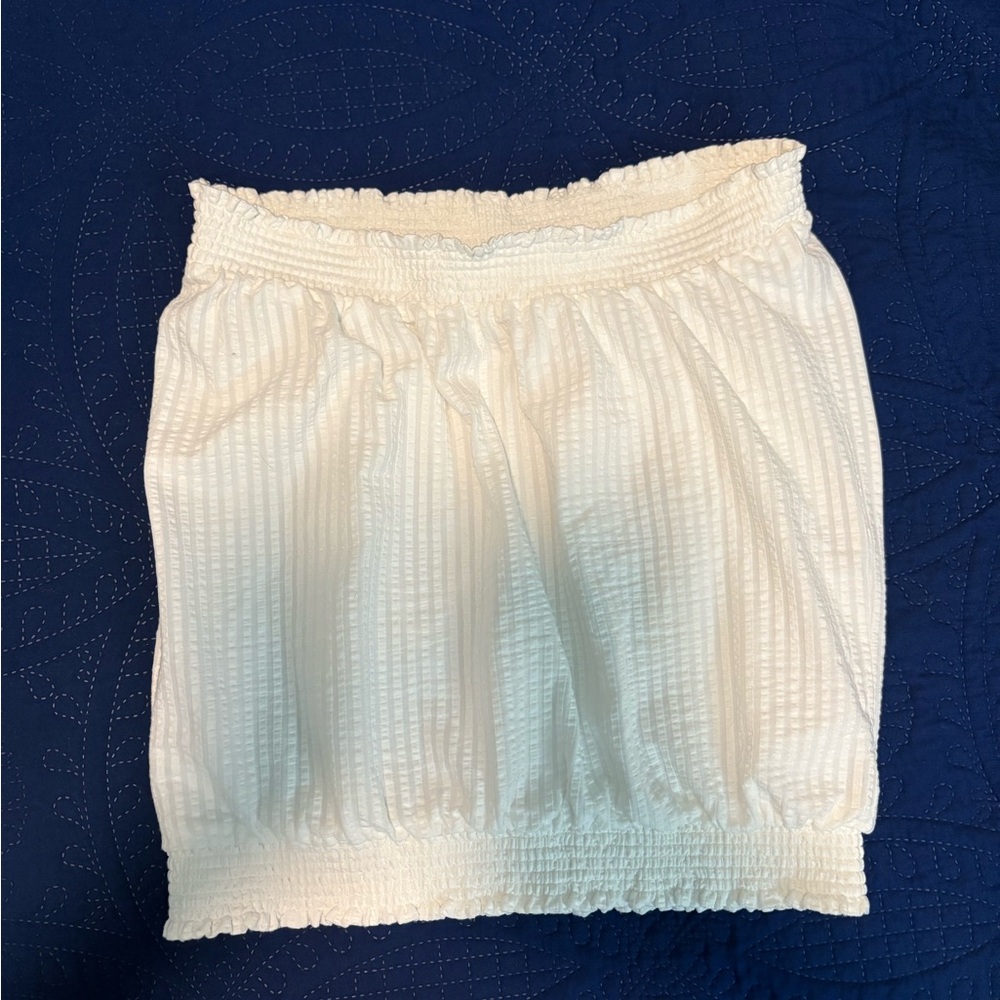 Anthropologie Textured Tube Top
